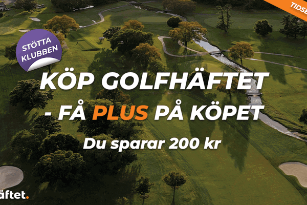 Köp Golfhäftet 2023 idag så får du PLUS på köpet!